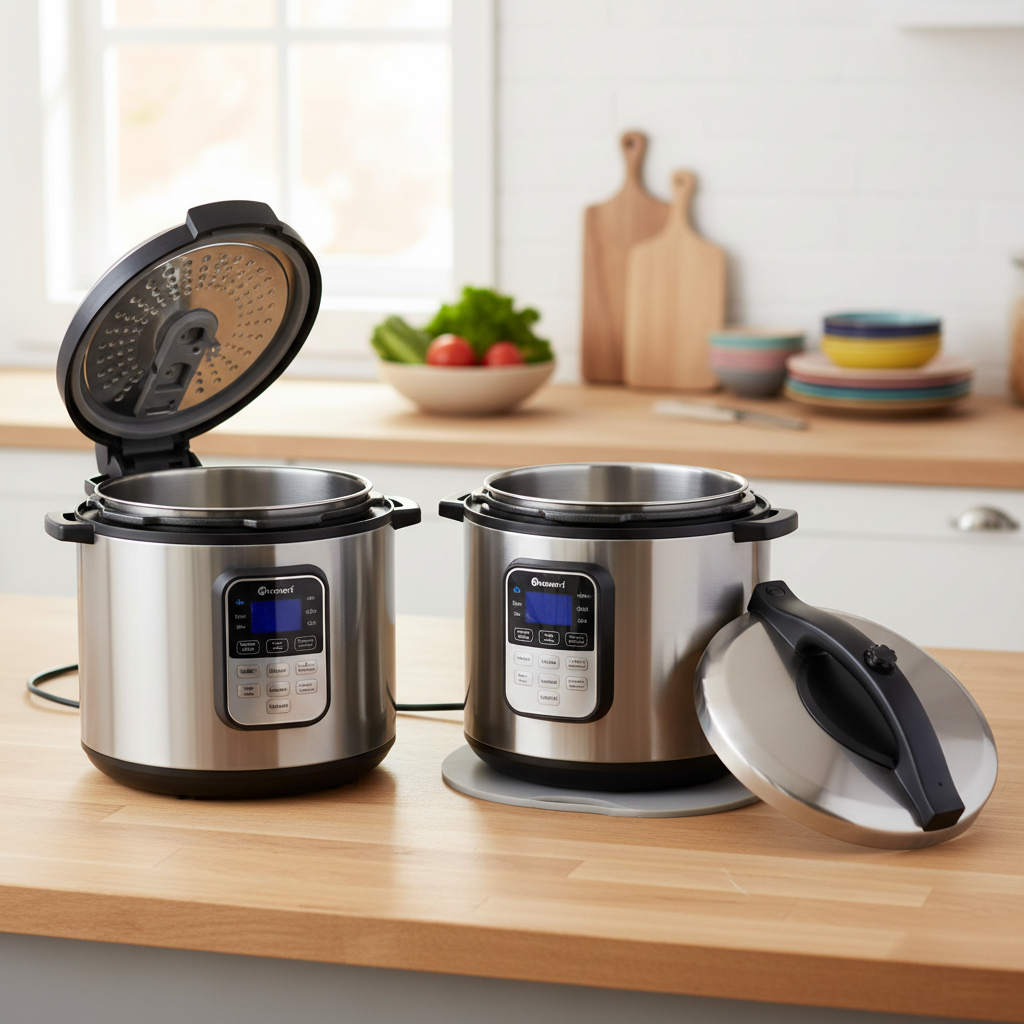 Electric Pressure Cooker Lid Designs: Hinged vs. Removable Explored